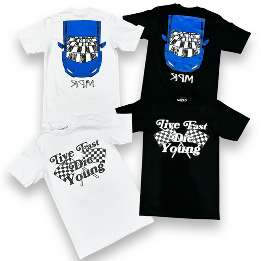 MPR “Live Fast Die Young” Black Oversized T-shirt