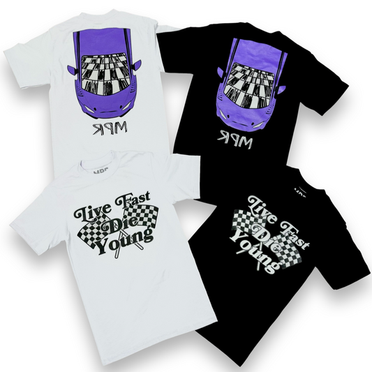MPR “Live Fast Die Young” Black Oversized T-shirt