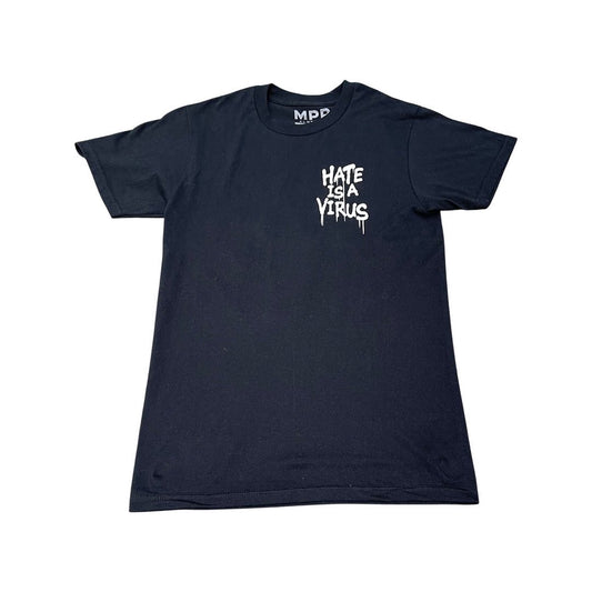 HATE IS A VIRUS Black T-SHIRT