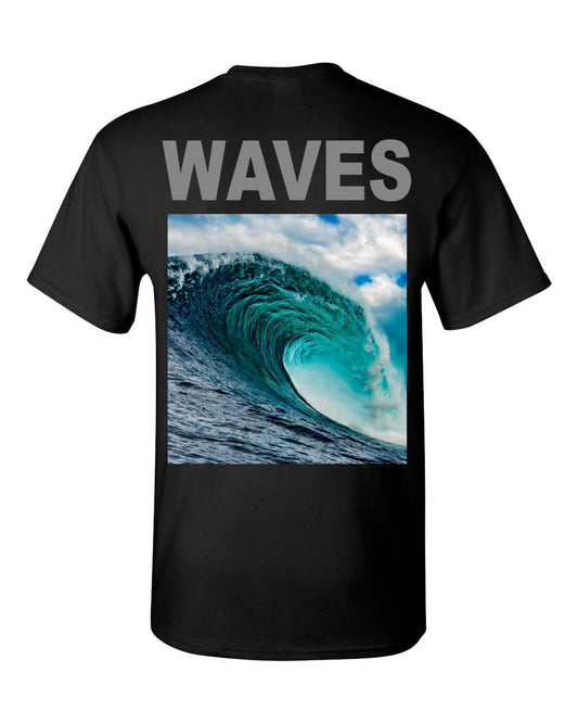 RIDE THE WAVE T-SHIRT 3M - BLACK