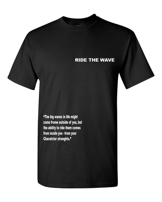 RIDE THE WAVE T-SHIRT 3M - BLACK