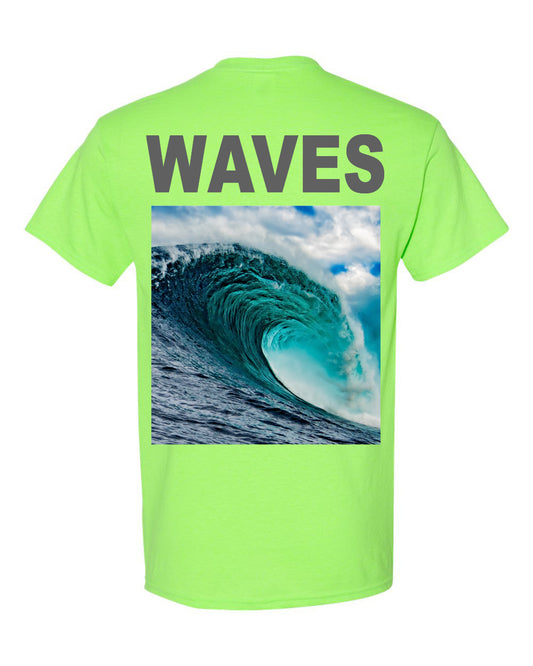 RIDE THE WAVE T-SHIRT 3M - SAFETY GREEN