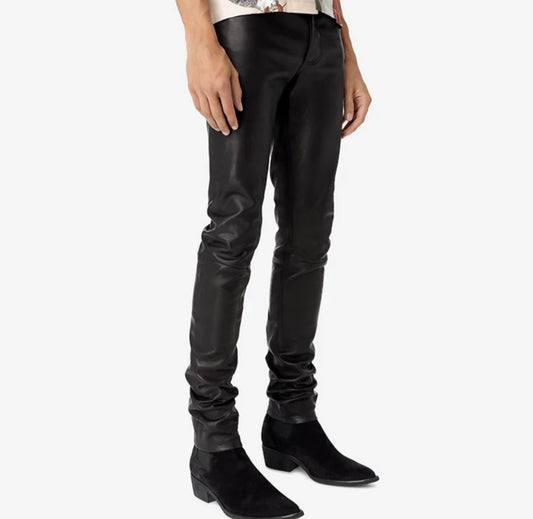 M.P.R Clothing co Black Leather Pants