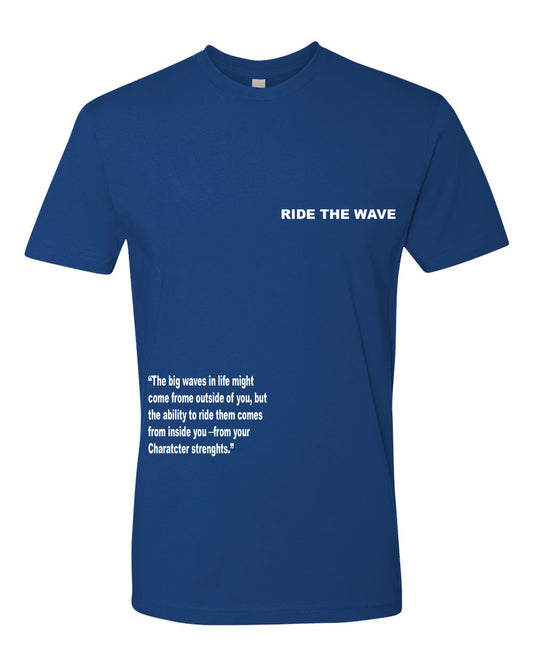 RIDE THE WAVE T-SHIRT 3M - ROYAL BLUE