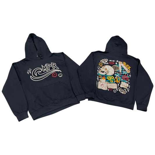 MPR CLOTHING MONEY POWER RESPECT BLACK HOODIE