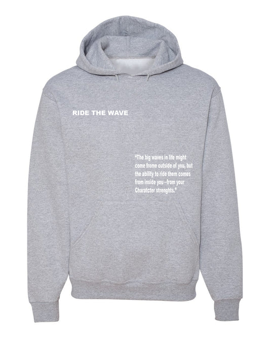 RIDE THE WAVE HOODIE 3M - GREY