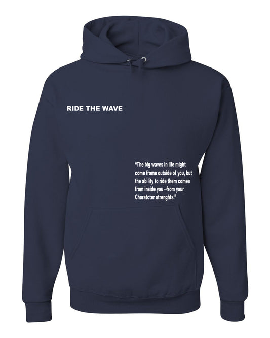 RIDE THE WAVE HOODIE 3M - NAVY