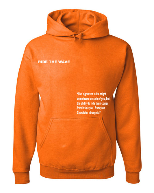 RIDE THE WAVE HOODIE 3M - ORANGE