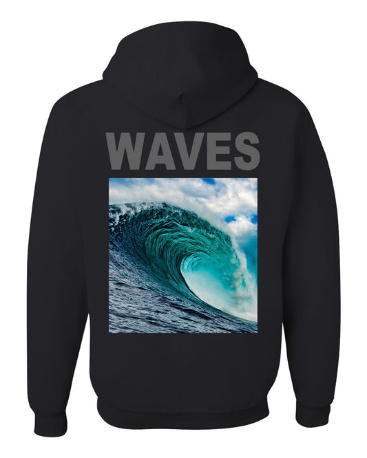 RIDE THE WAVE HOODIE 3M - BLACK
