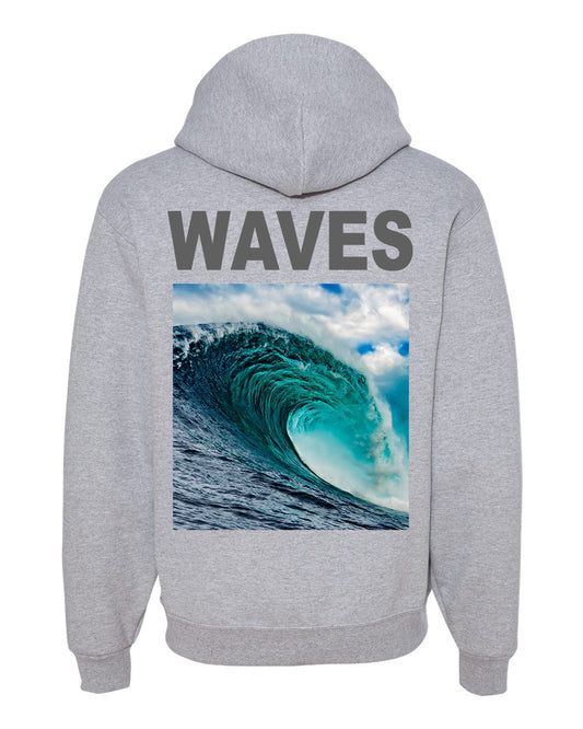 RIDE THE WAVE HOODIE 3M - GREY