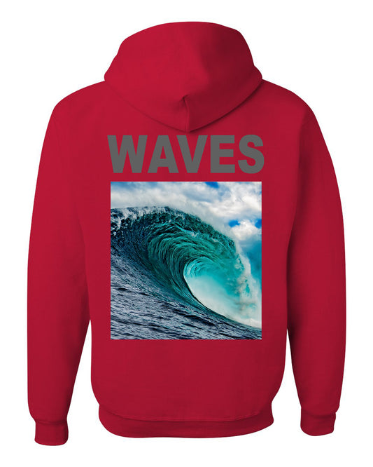 RIDE THE WAVE HOODIE 3M - RED