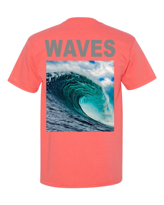 RIDE THE WAVE T-SHIRT 3M - CORAL