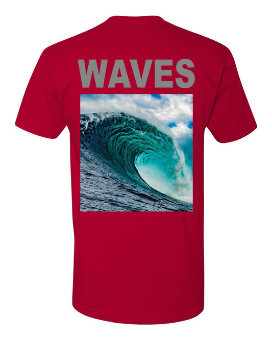 RIDE THE WAVE T-SHIRT 3M - RED