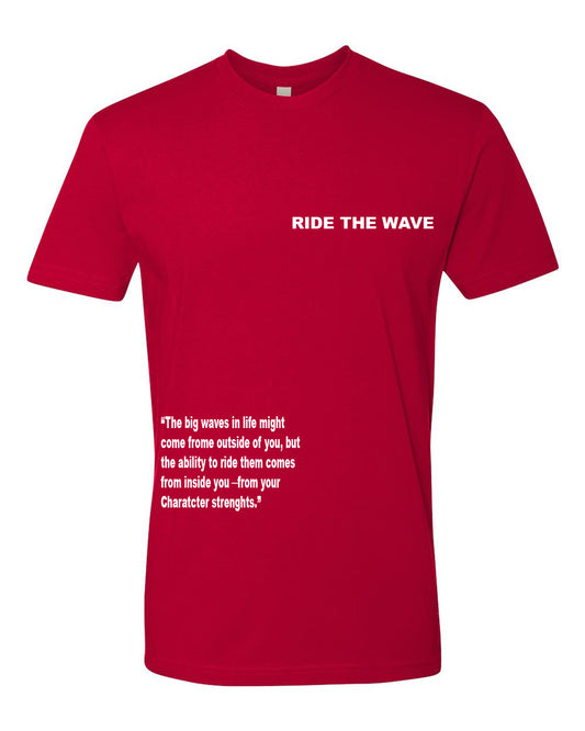 RIDE THE WAVE T-SHIRT 3M - RED