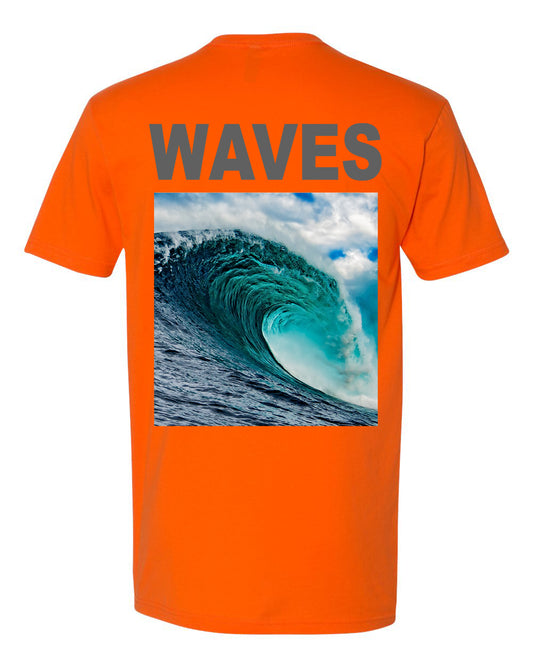 RIDE THE WAVE T-SHIRT 3M - ORANGE