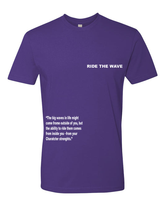 RIDE THE WAVE T-SHIRT 3M - PURPLE