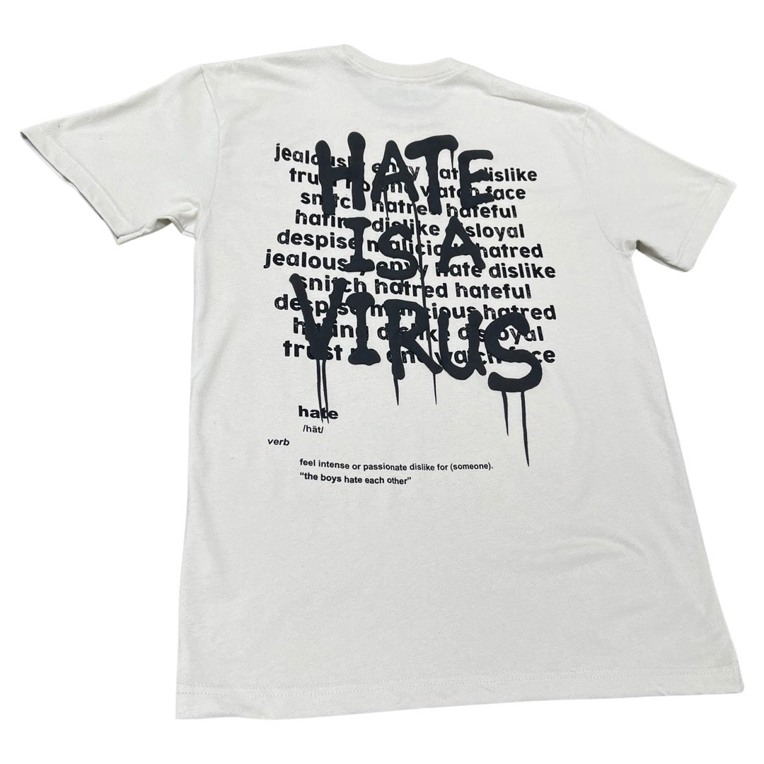 HATE IS A VIRUS Sand T-shirt