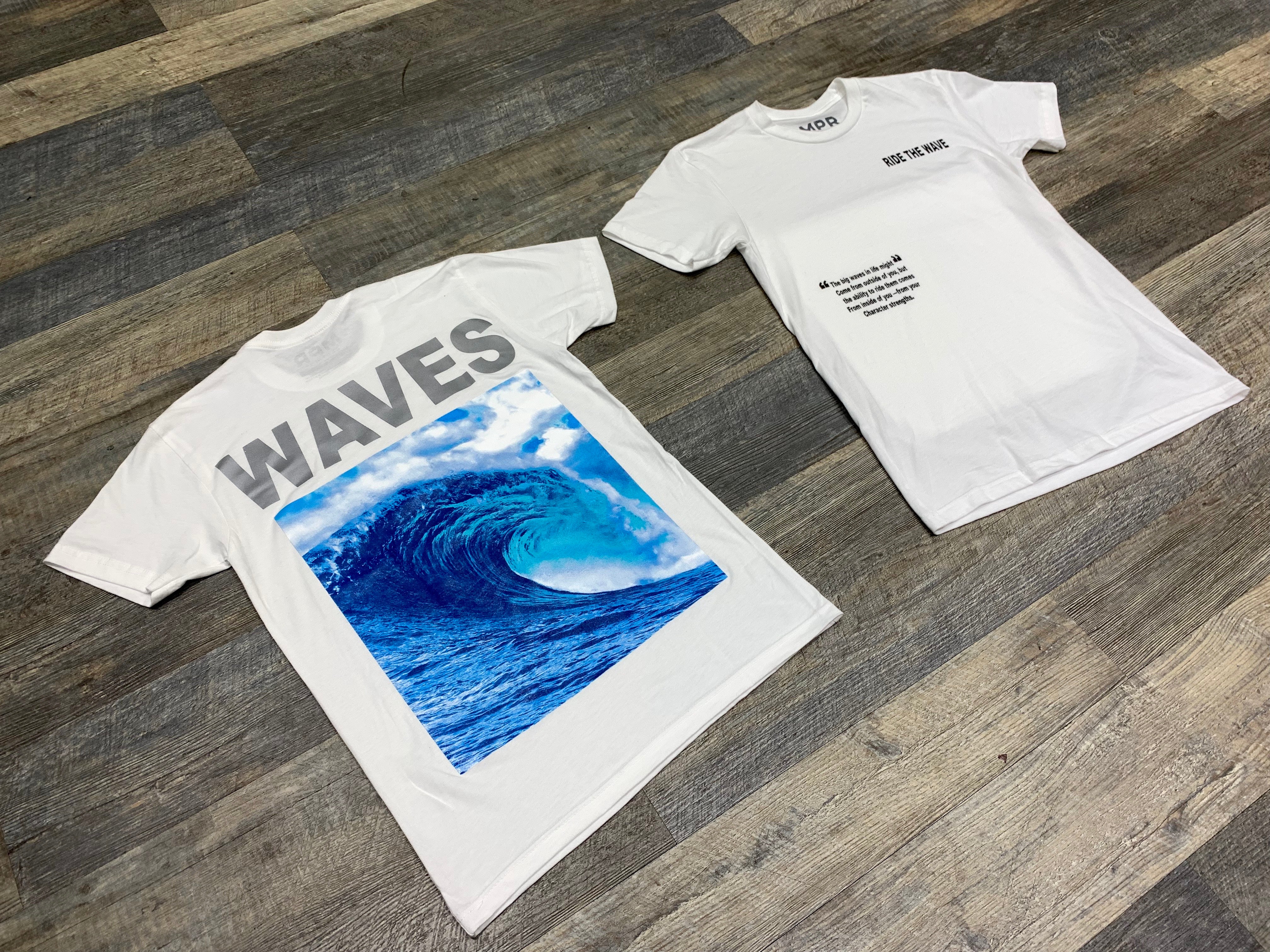 RIDE THE WAVE T-SHIRT 3M - WHITE