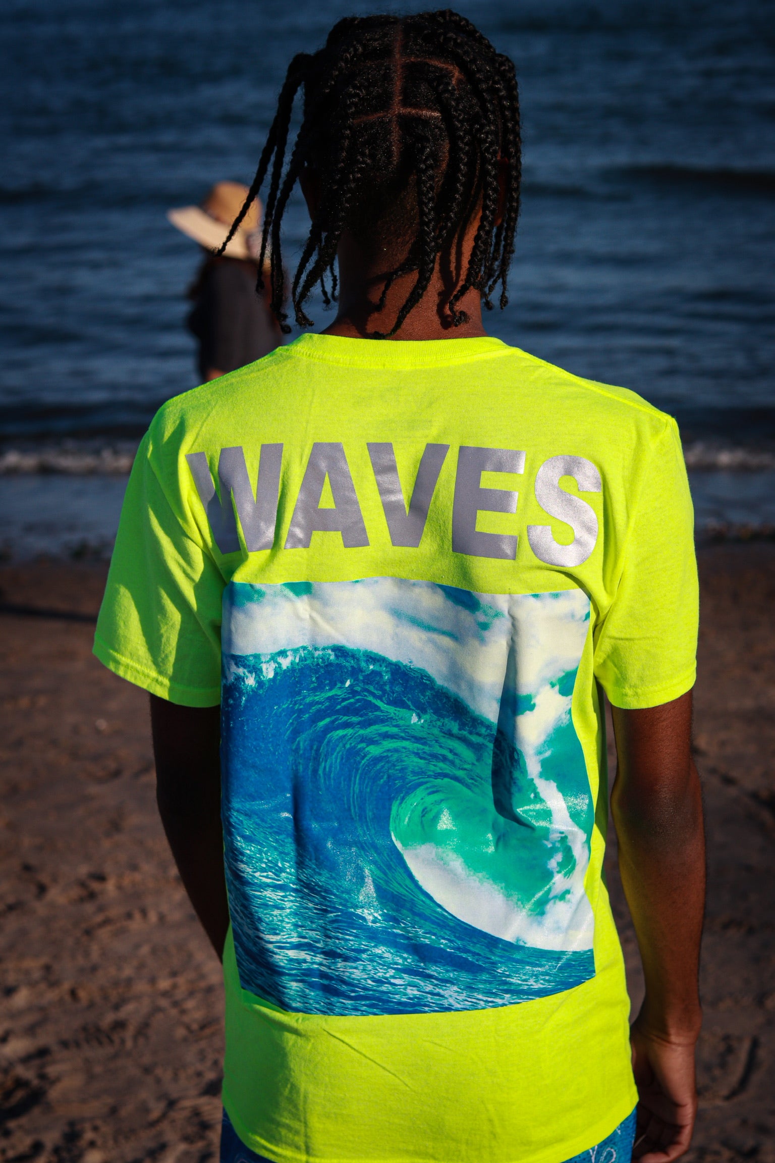 RIDE THE WAVE T-SHIRT 3M - SAFETY GREEN