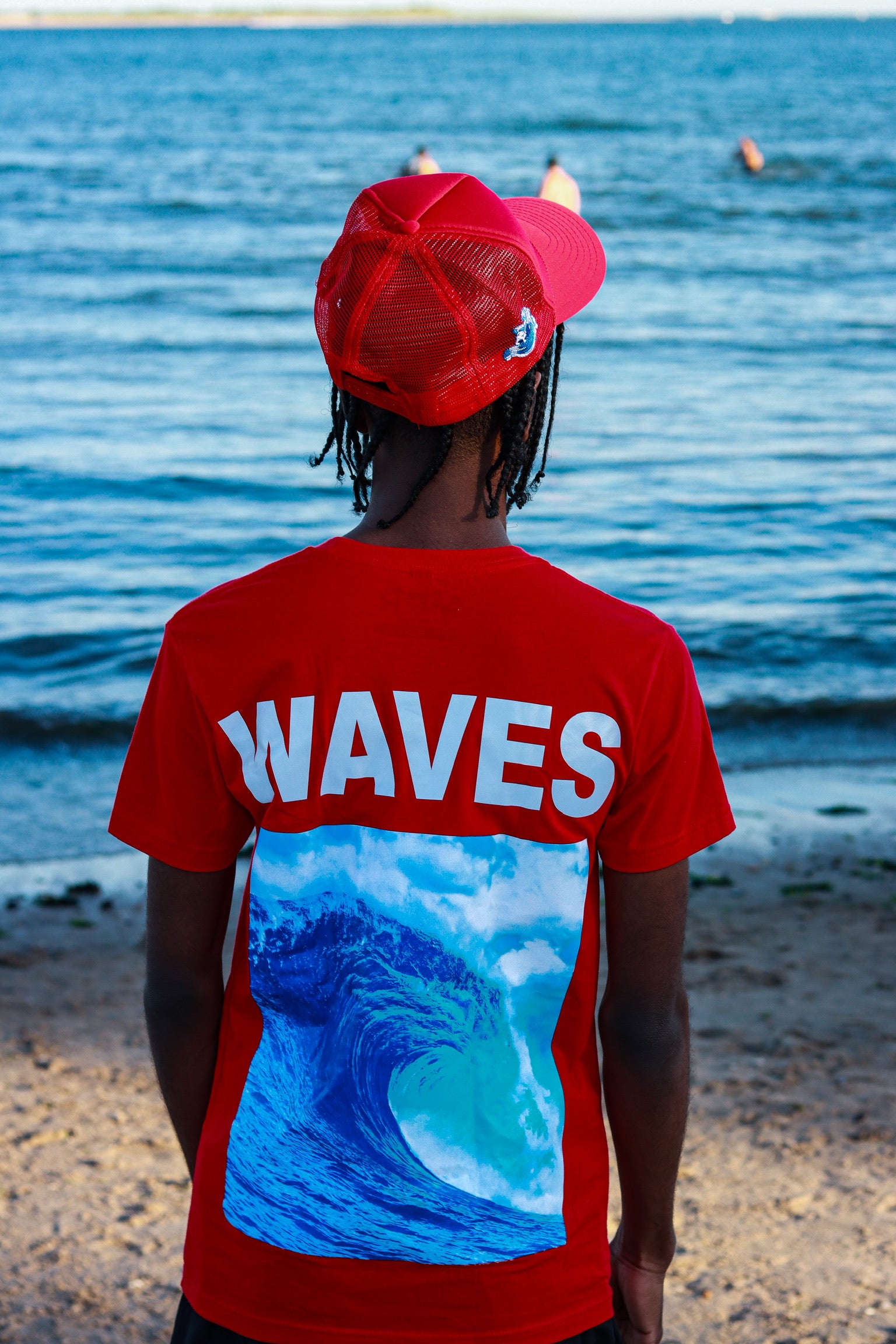 RIDE THE WAVE T-SHIRT 3M - RED