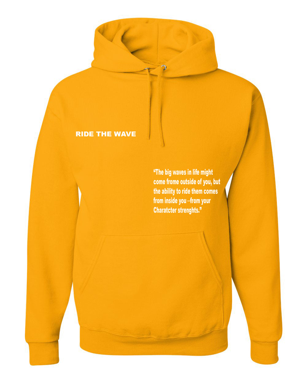 RIDE THE WAVE HOODIE 3M - YELLOW
