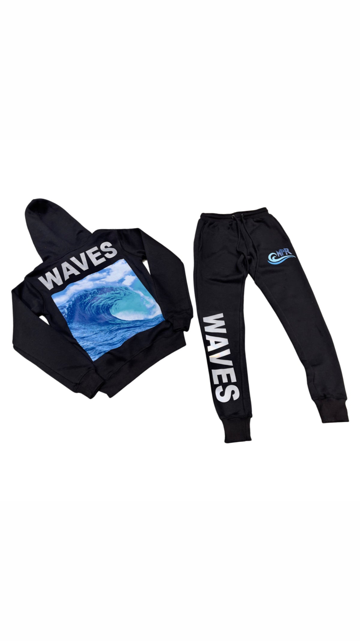 MPR CLOTHING  BLACK 3M Ride THE WAVE Sweatsuit
