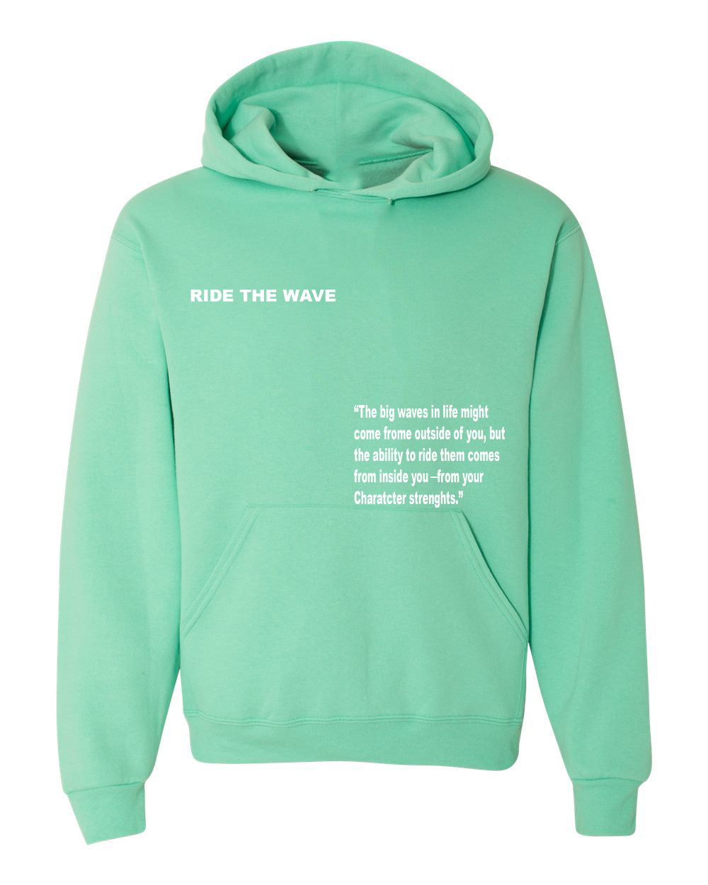 RIDE THE WAVE HOODIE 3M - MINT