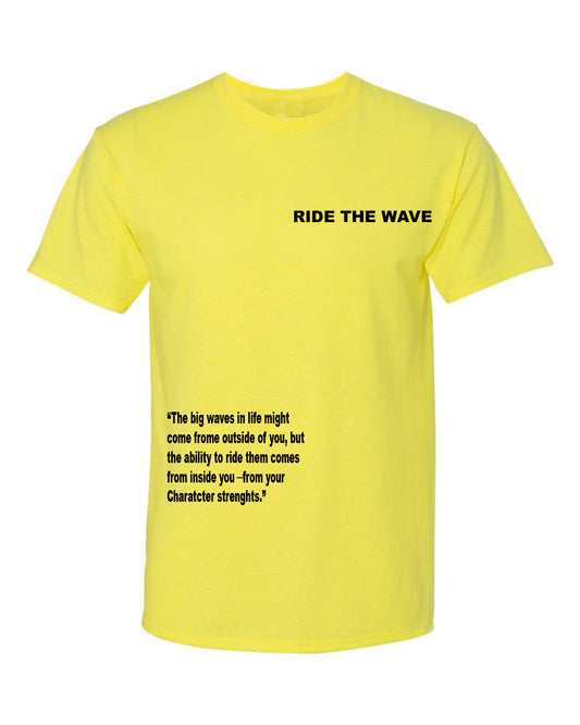 RIDE THE WAVE T-SHIRT 3M - NEON YELLOW