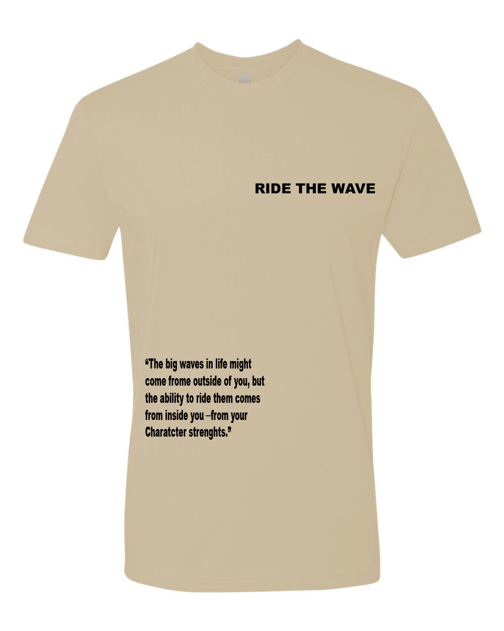 RIDE THE WAVE T-SHIRT 3M - SAND