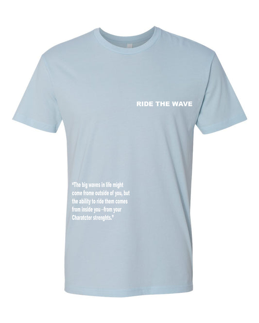 RIDE THE WAVE T-SHIRT 3M - BABY BLUE