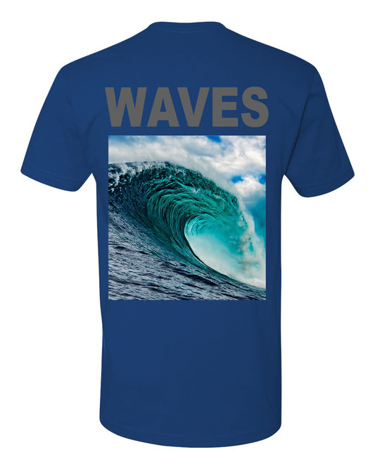 RIDE THE WAVE T-SHIRT 3M - ROYAL BLUE